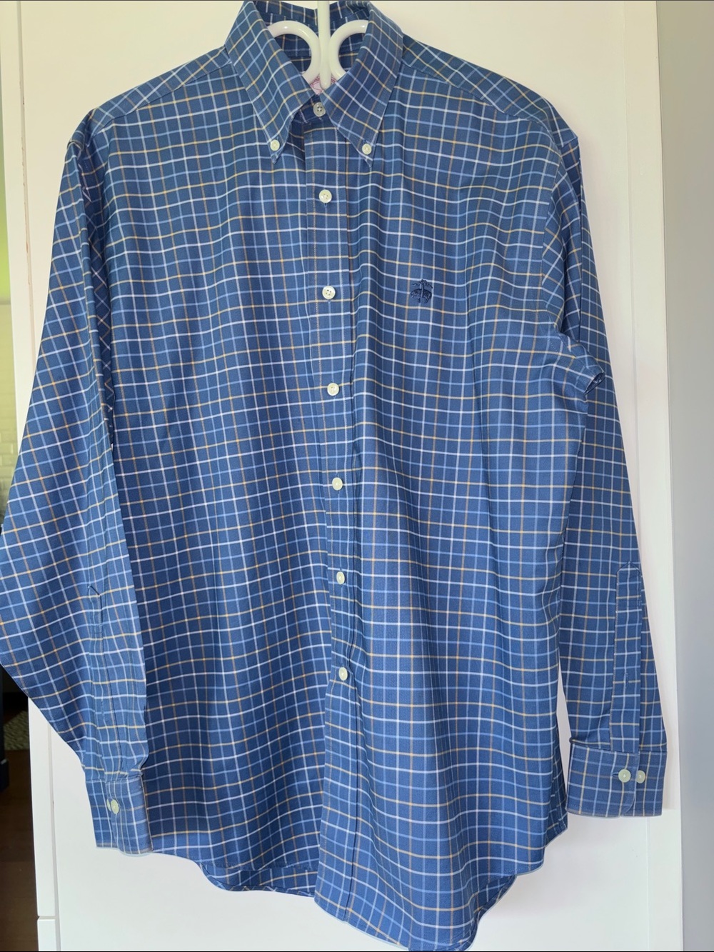 Brooks Brothers 346 plaid cotton shirt